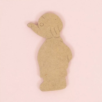Pack 3 Siluetas de Madera Papá Elefante 5x8cm