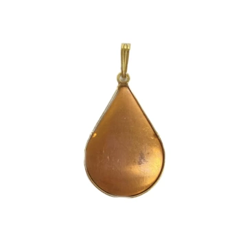 Teardrop pendant for enamelling