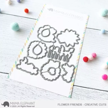 Set de sellos transparentes Little Frog Agenda Mama Elephant