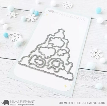 Fustella Oh Merry Tree Mama Elephant