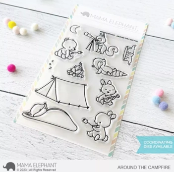 Set di timbri trasparenti Around the Campfire Mama Elephant