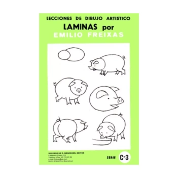 Láminas de dibujo artístico por Emilio Freixas C2 Flores