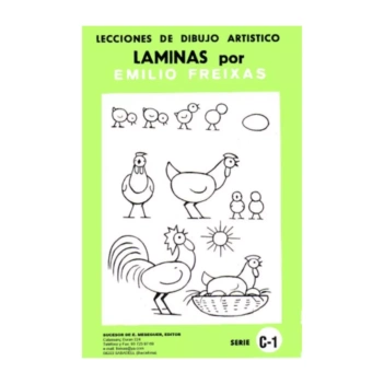 Artistic drawing sheets by Emilio Freixas C1 Farm animals I