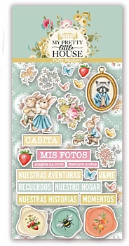 Puffy stickers My Pretty Little House Alberto Juarez
