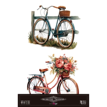 Transfer Multisuperficie Vintage Bikes 60x90cm