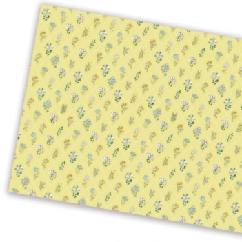 Paper Press Little Flowers on yellow My Pretty Little Sunny House Alberto Juarez 45x64cm