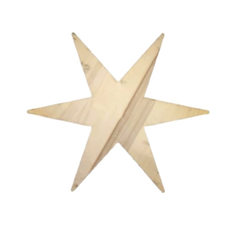 SUPERANGEBOT **40%** Silhouette Holz Stern 