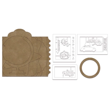 SUPER AANBIEDING **50%** Dayka Chipboard Album Adventures