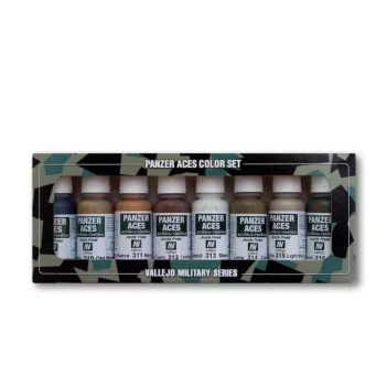 Kit de pintura de modelismo Panzer Aces No.1 Vallejo