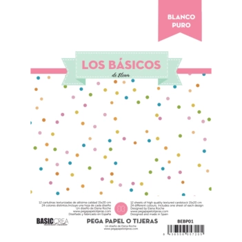Set de scrapbooking Básicos Blanco Elena Roche 15x20cm