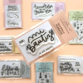 Iriri Estudio Colección Imperdibles Stempel Set Mi Bautizo  