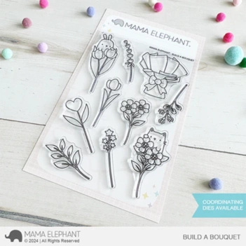 Set Timbri Trasparenti Build A Bouquet Mama Elephant