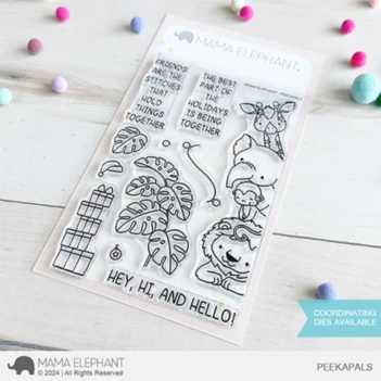 Set Timbri Trasparenti PeekaPALS Mama Elephant