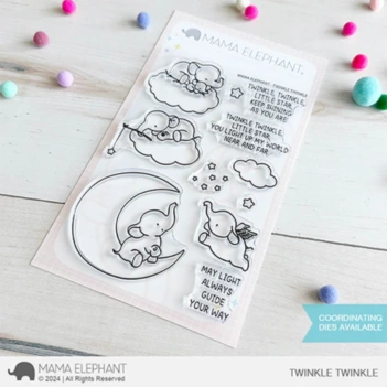 Set Timbri Trasparenti Twinkle Twinkle Mama Elephant