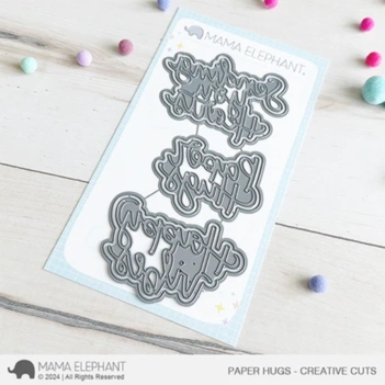 Paper Hugs Mama Elephant Die Cut