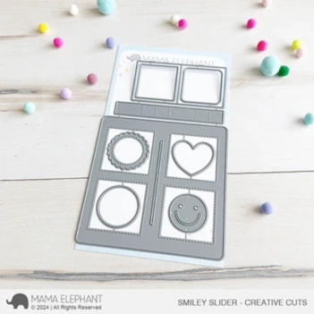 Mama Elephant Stanzschablone Smiley Slider 