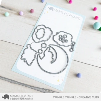 Twinkle Twinkle Mama Elephant die cut