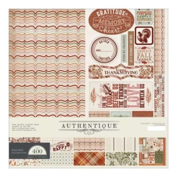 Authentique Dankbare 12 x 12 "Scrapbooking-Papierpackung