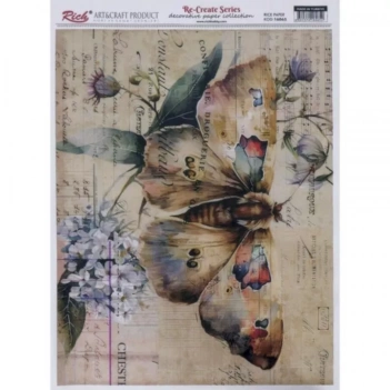 Papel de Arroz Amapolas Rich 29x42cm