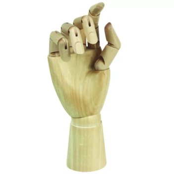 Artikulierte rechte männliche Hand 30cm