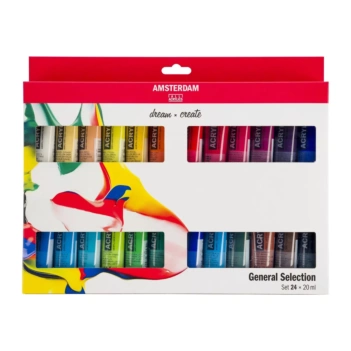 Set 24 Acrílicos Selección General Talens 20ml