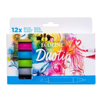 Zestaw 12 markerów Duotip Basic Ecoline