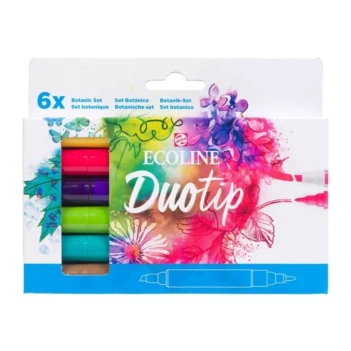 Zestaw 6 markerów botanicznych Duotip Ecoline