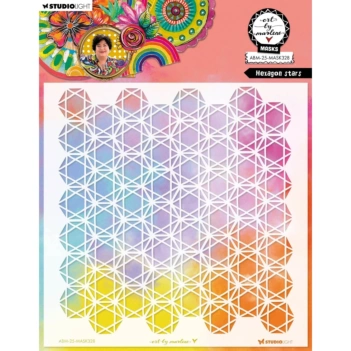 Studio Light Art By Marlene Stencilsjabloon Hexagon Stars  