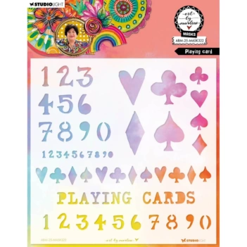 Studio Light Art By Marlene Stencilsjabloon Playing Card  