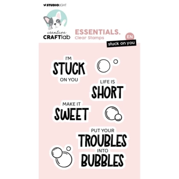 Studio Light Creative Craftlab Transparente Stempel Stuck On You 