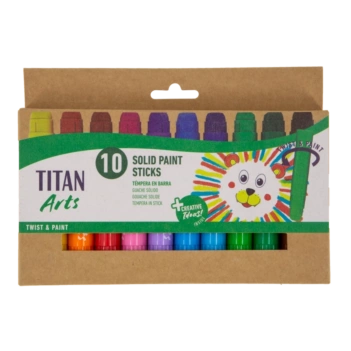 Set of 10 Twist &amp; Paint Titan gouache sticks