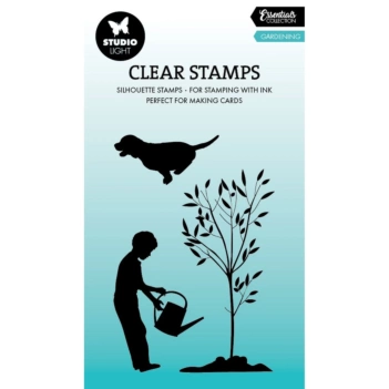 Studio Light Essentials Transparentes Stempel Set Gardening  