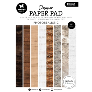 Studio Light Essentials Collection Scrapbookingset Photorealistic  A5