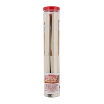 ArtCreation Tube of 5 brushes for oil and acrylic colours + brush holder