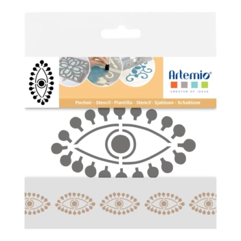 Plantilla de stencil Ojo Boho Artemio 
