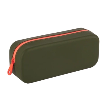 Rectangular silicone case dark green Neon Apli