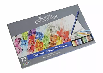 Caja metálica 72 lápices grafito color acuarelables AquaMonolith Cretacolor