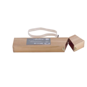 Caja de madera almacenaje de pinceles Cretacolor