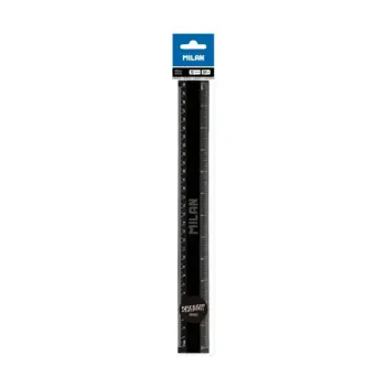 Regla negra Shadow Milan 30cm