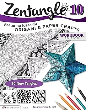Zentangle 9 Ajouter de belles couleurs avec des techniques mixtes