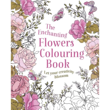 Boek The enchanting flowers colouring book (Engelstalig)
