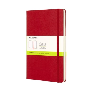 Classic Scarlet Red Notebook Smooth Hardcover 13x21cm Moleskine
