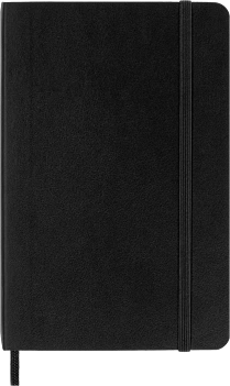 Cuaderno negro puntos tapa blanda Classic Moleskine 13x21cm