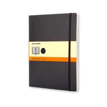 Taccuino Classico Nero Copertina Morbida Stripes 19x25cm Moleskine