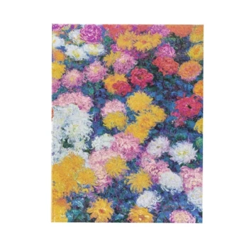 Cuaderno de tapa dura Ultra rayado Crisantemos de Monet Paperblanks 18x23cm 120g/m²