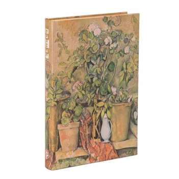 Cuaderno de tapa dura Mini liso Macetas de Terracota y Flores de Cezanne Paperblanks 9x14cm 85g/m²