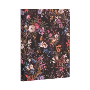 Cuaderno Flexi Ultra rayado Floralia Paperblanks 17,5x23cm 100g/m²