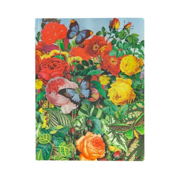 Cuaderno Flexi Ultra liso Jardín de Mariposas Paperblanks 17,5x23cm 100g/m²