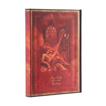 Cuaderno de tapa dura Ultra rayado Mary Shelley, Frankenstein Paperblanks 17,5x23cm 120g/m²