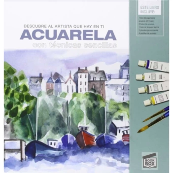 Kit para Aprender Acuarela con Técnicas Sencillas P Berrill Castellano
